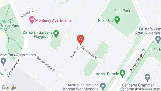 Street parking in Reid ACT perfect car park location