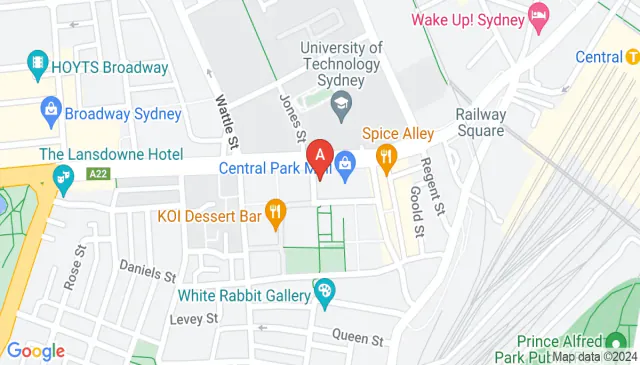 Central Park Mall Chippendale NSW parking space for rent now