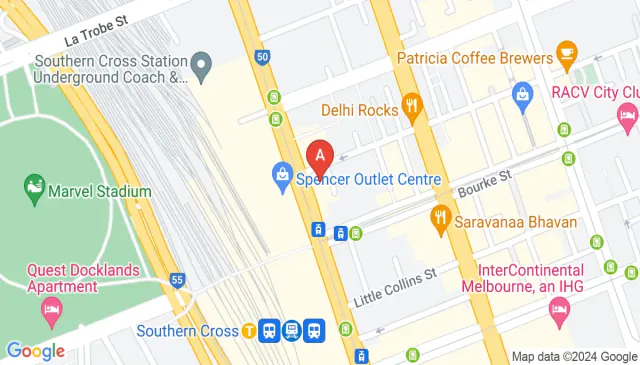 Car parking space at Spencer Street in Melbourne CBD area Car parking space at Spencer Street in Melbourne CBD area