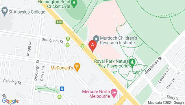 Melbourne car park lot near Royal Melbourne Hospital