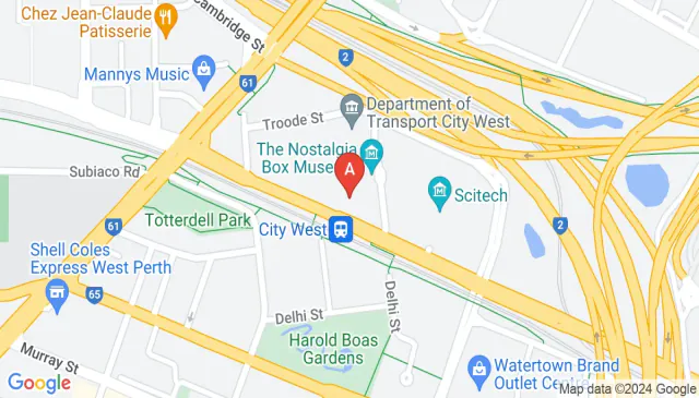 City West Perth parking on Railway Street is organised