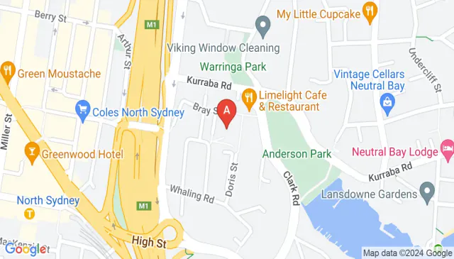 Covered parking available North Sydney Doris Street area NSW