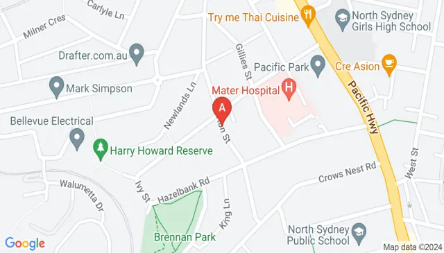 Wollstonecraft parking space covered in peaceful area