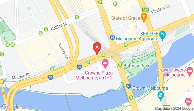 Reserved Parking in Docklands Near Crowne Plaza Hotel