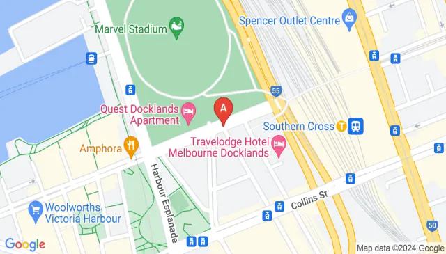 Secure basement parking in Docklands near Woolworths