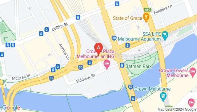 Unreserved Parking near Crowne Plaza in Docklands Centre