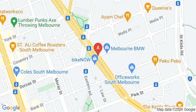 Dorcas Street Southbank parking space available in VIC