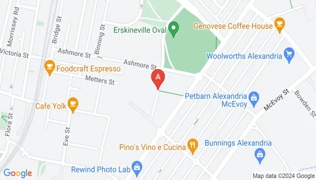 Erskineville Park Sydney parking Foundry Street area