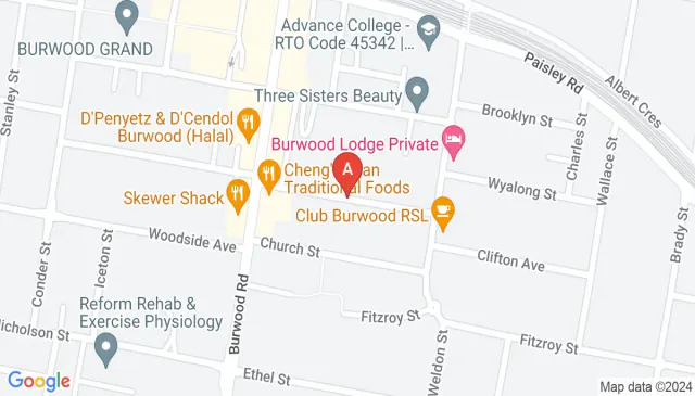 Excellent parking in the heart of Burwood is available