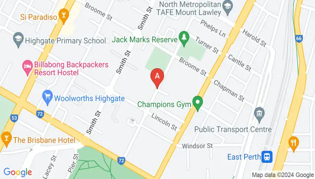 Gated parking near East Perth train station available
