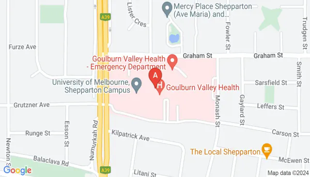 Goulburn Valley Hospital Shepparton parking is available