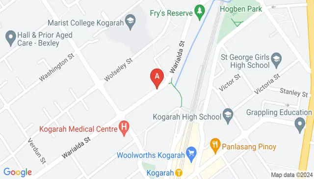 Kogarah parking in lock up garage near train station