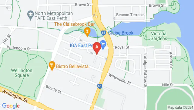 Great indoor parking in East Perth near the Yellow Cat