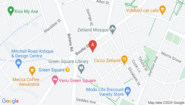 Secure covered parking near Green Square Station Zetland