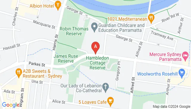 Hassall Street Parramatta parking organised near NSW centre