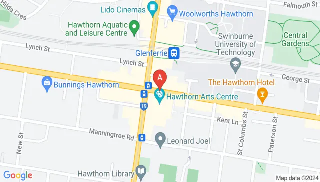 Secure indoor parking spaces in Hawthorn near Glenferrie