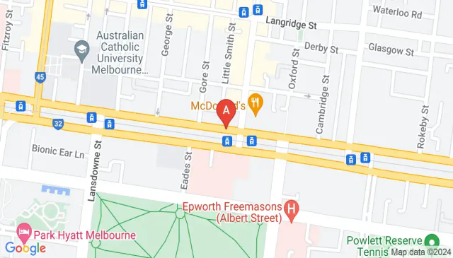 East Melbourne parking near the medical precinct heart