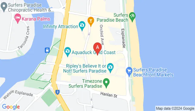 Find Surfers Paradise parking near the Hilton hotel now