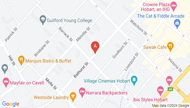 Hobart city carpark wanted around Bathurst Street Tasmania