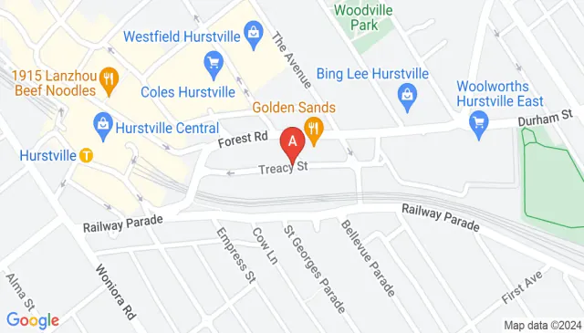 Secure indoor parking near Hurstville train station