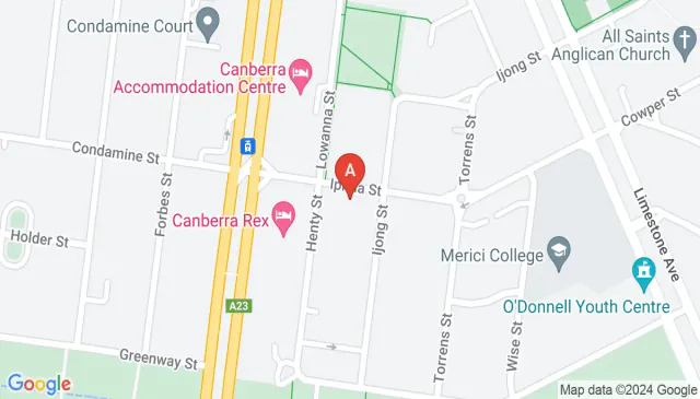 Organised parking available on Ipima Street Beaddon ACT