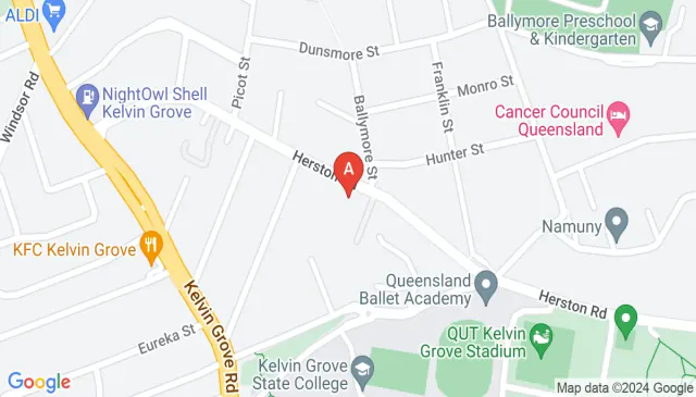 Kelvin Grove QUT parking near Herston Road Brisbane area