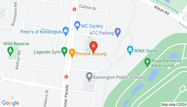 Kensington secure parking near Royal Randwick Racecourse