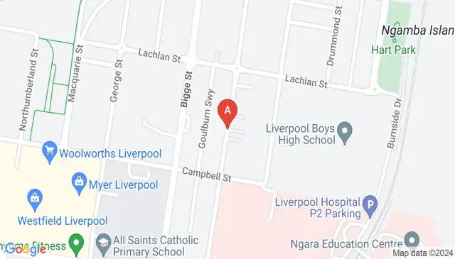 Liverpool Hospital parking near Elizabeth Street is open Liverpool Hospital parking near Elizabeth Street is open