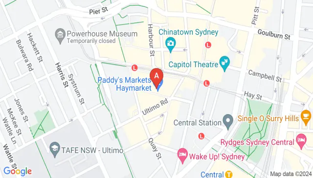 Parking available at Market City in central Sydney