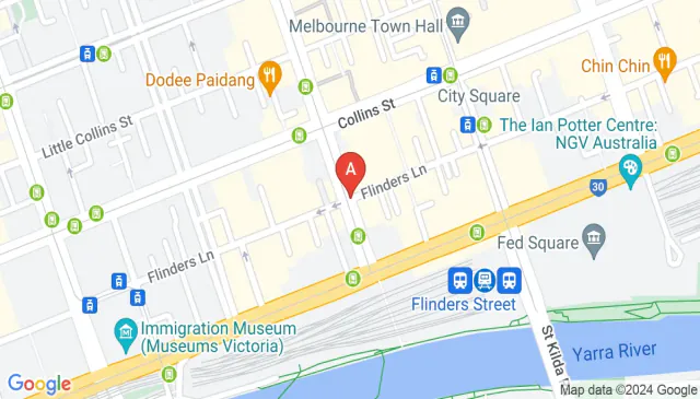 Reserved parking in Katherine Square Melbourne city area