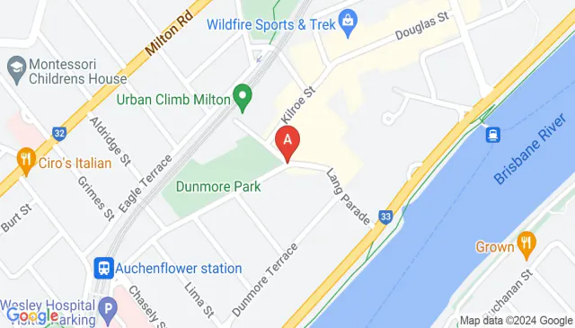 Milton Village parking close to Auchenflower train line