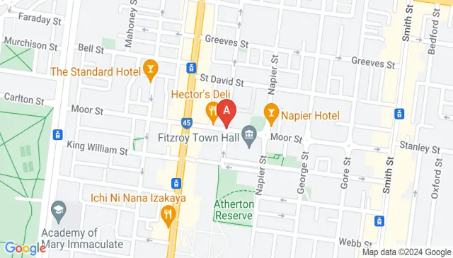 Fitzroy parking on Moor Street near Brunswick Street