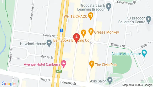 Secure parking to rent on Mort Street in Braddon Canberra