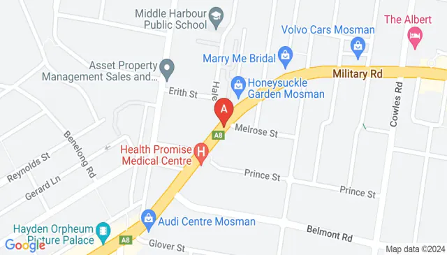 Underground parking in Mosman near Military Road area