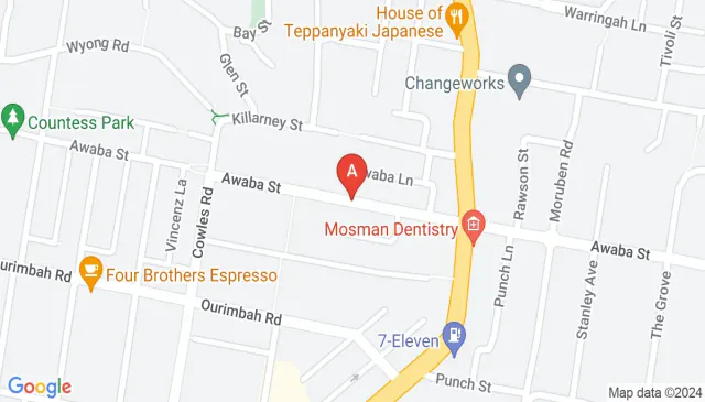 Mossman parking spot available on Awaba Street Mosman