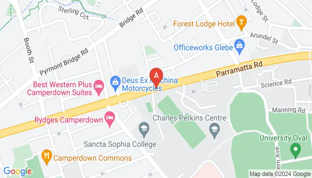 Perfect motorbike parking near the CBD in Camperdown Perfect motorbike parking near the CBD in Camperdown