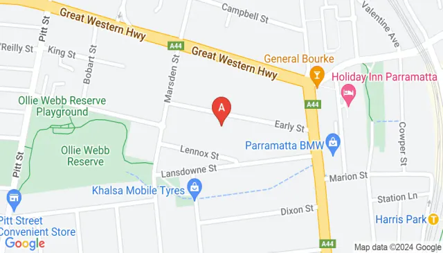 Find parking near Great Western Highway in Parramatta now