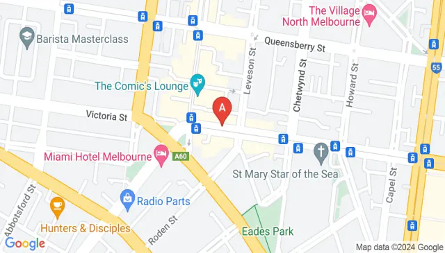North Melbourne secure stacker parking near the CBD area
