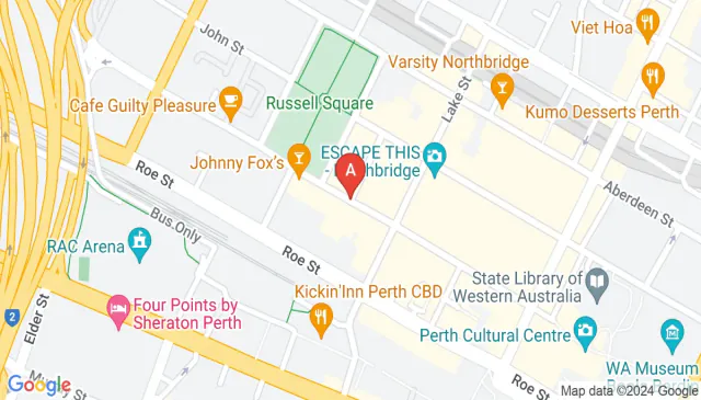 Secure indoor parking in Northbridge near the CBD area