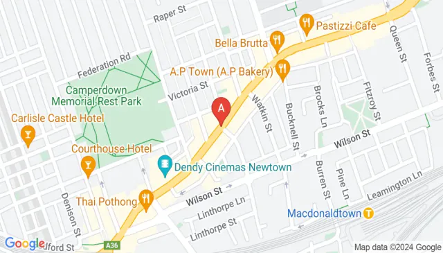 Outdoor parking lot in Newtown close to RPA and transport