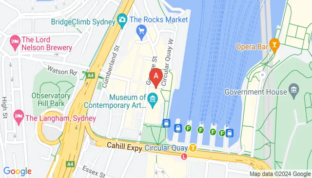 Find organised parking near The Rocks Overseas Terminal