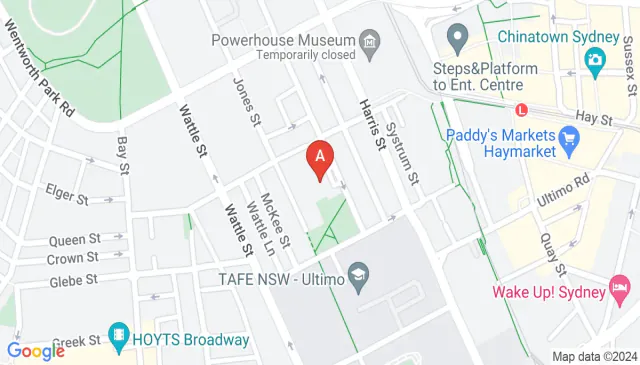 Ultimo Parking on Bulwara Road a convenient spot in NSW