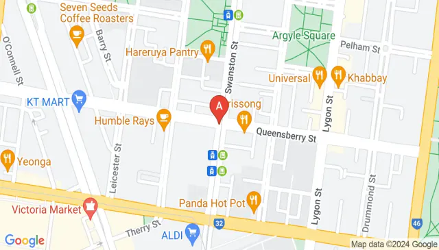 Parking next to RMIT and Uni Melbourne Queensberry Street