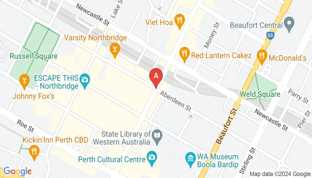 Secure covered parking in Perth close to the CBD area