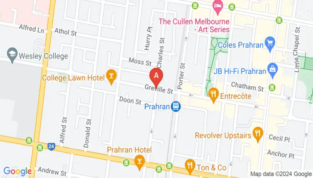 Secure undercover parking spaces near Prahran train station