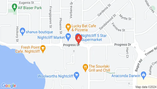 Organised parking on Progress Drive Coconut Grove NT