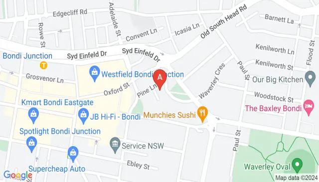 Quick access parking near Bondi Westfield shopping centre