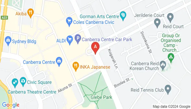 Secure undercover tandem parking in Reid near Canberra