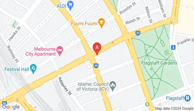 Rent a parking space in Melbourne near Dudley Street