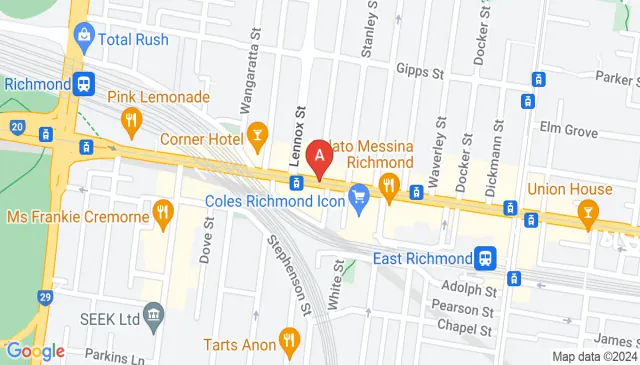 Swan Street Cremorne parking ideal Richmond location
